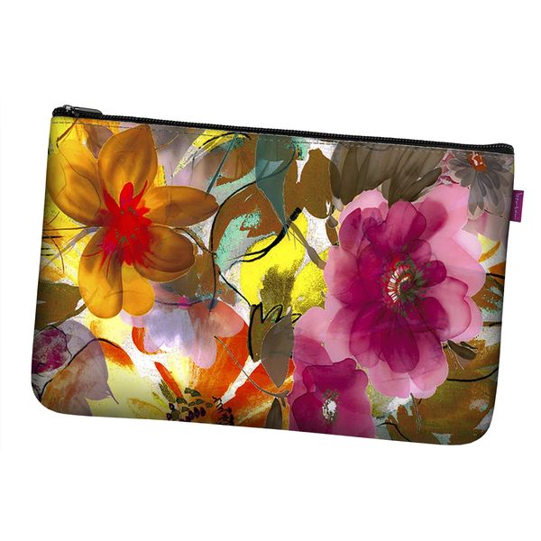 Bertoni Bertoni Unisex's Big Pocket Cosmetic Bag Garden