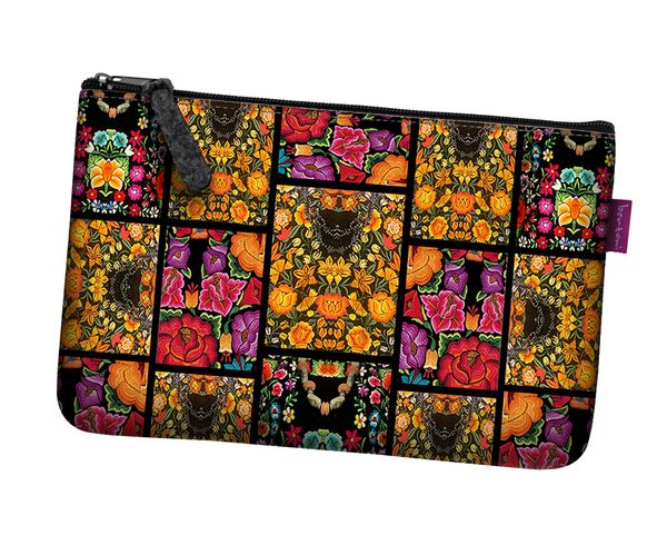 Bertoni Bertoni Unisex's Pocket Cosmetic Bag Frida Flowers