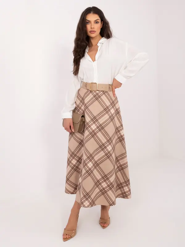 Italy Moda Bež elegantno oprijeto krilo