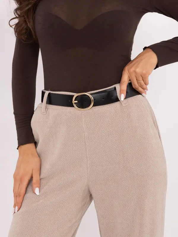 Italy Moda Bež enobarvne hlače