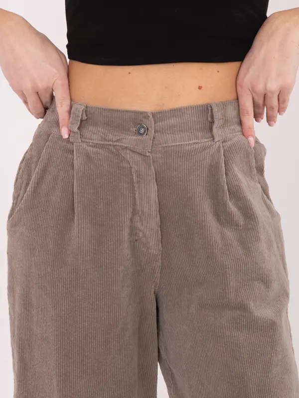 RUE PARIS Bež Fango hlače