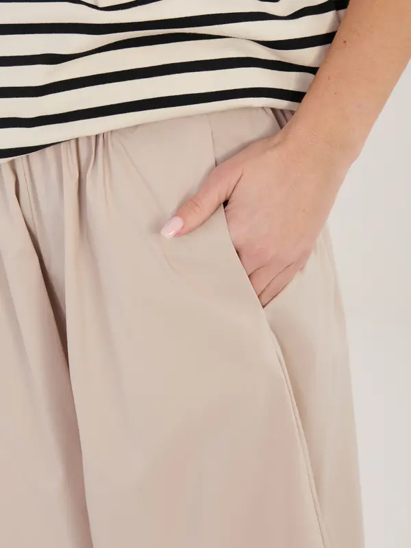 RUE PARIS Bež hlače RUE PARIS