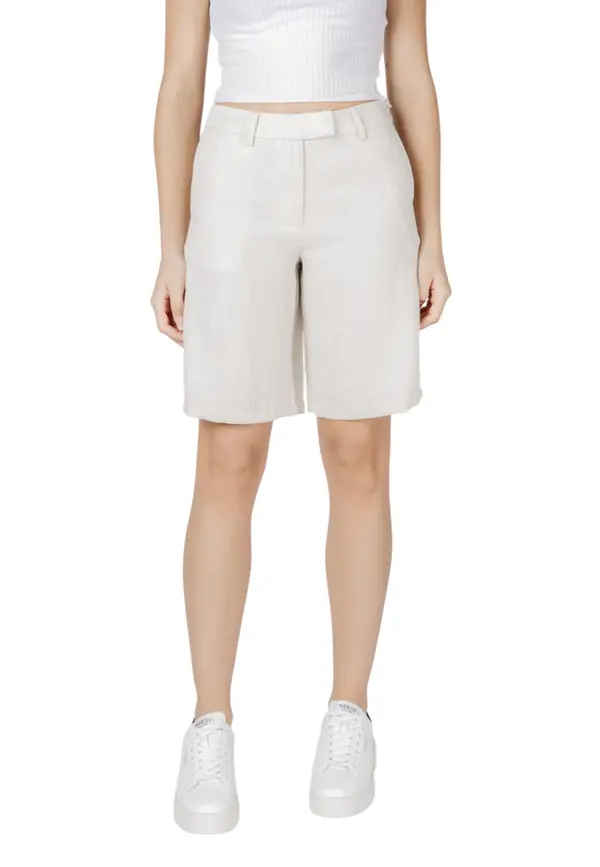 Vila Clothes Bež kratke hlače Vila Clothes