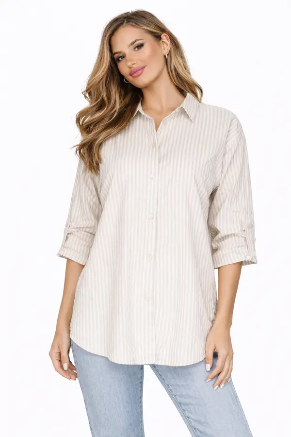 FASHION Bež modna torbica ID8847