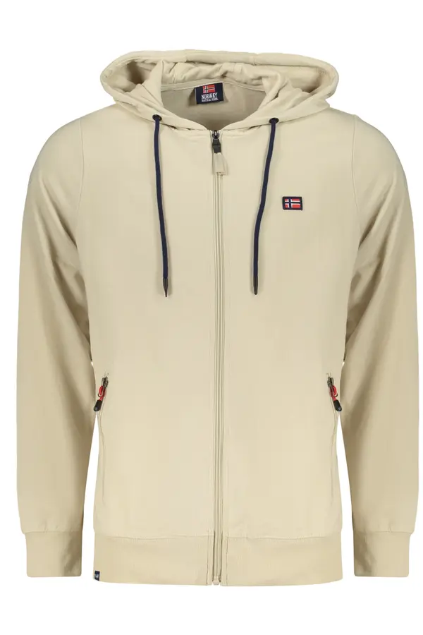 NORWAY 1963 Bež moška jopa z zadrgo NORWAY 1963