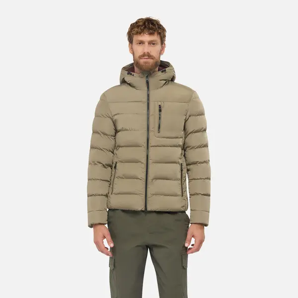 GEOX Bež moška puhovka Geox Snake