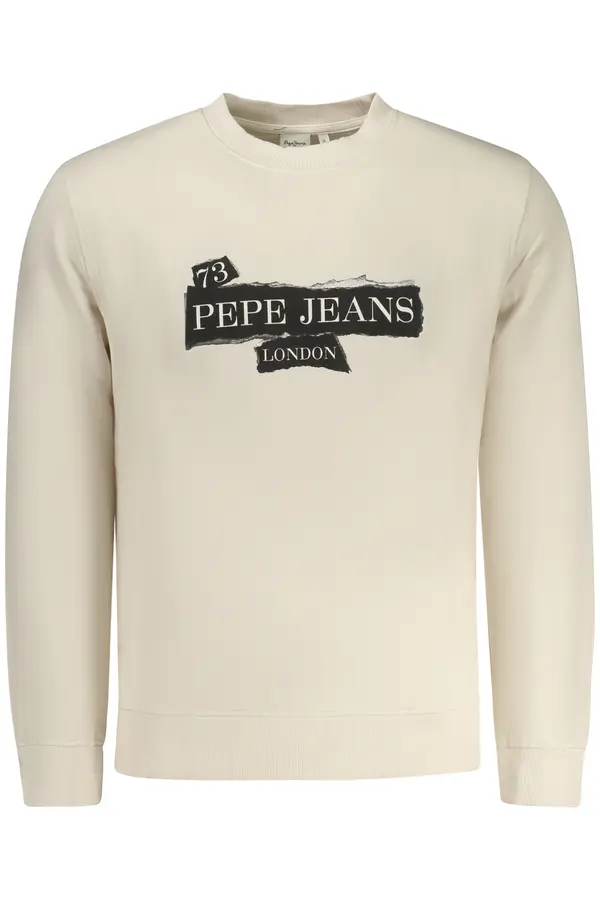 Pepe Jeans Bež pulover s kapuco Pepe Jeans