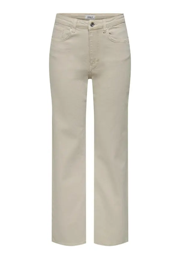 Only Bež ravne kavbojke Only