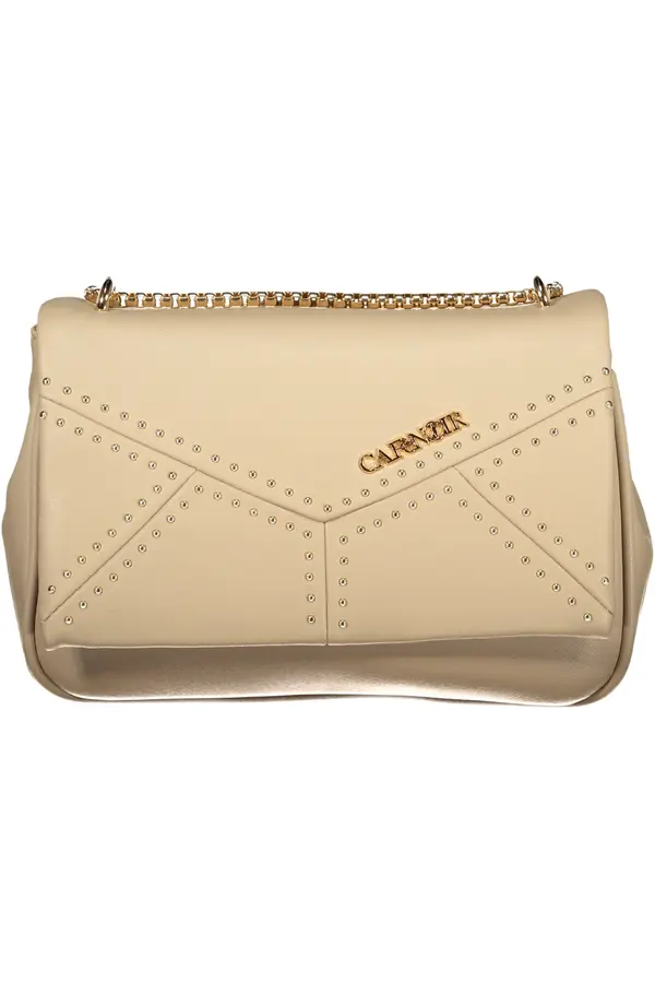 CafeNoir Bež torba za čez ramo z verižico