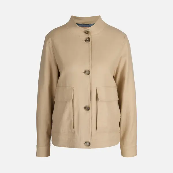 GEOX Bež ženska jakna Geox Maddalusia