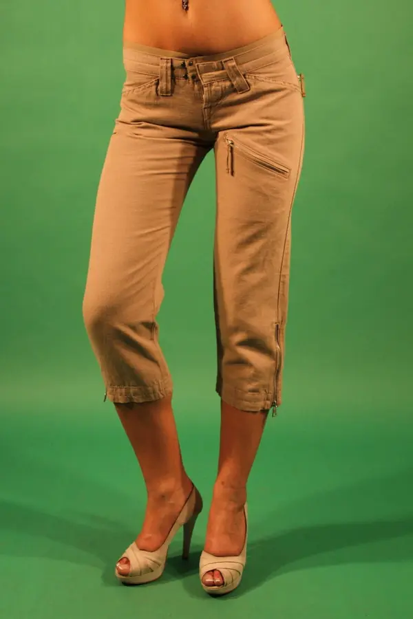 GAS Bež ženske hlače Pinocchietto