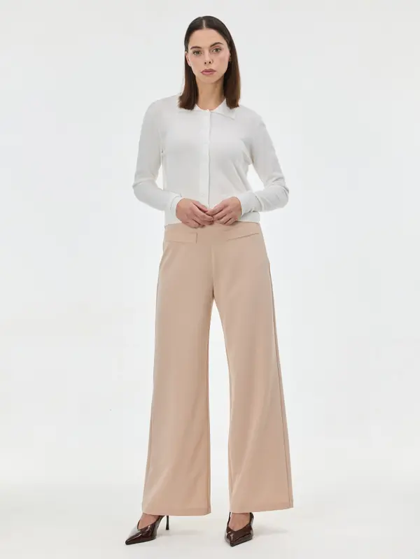 Orsay Bež ženske ravne hlače ORSAY