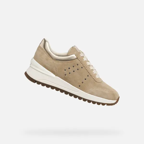 GEOX Bež ženske superge Geox Desya