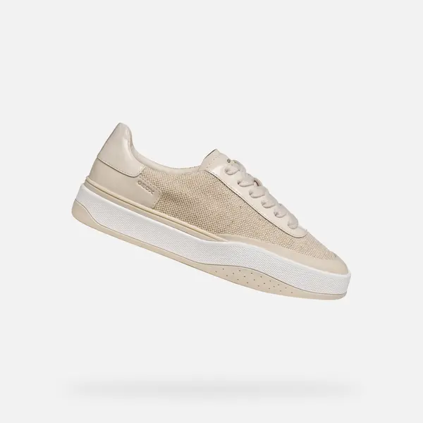 GEOX Bež ženske superge Geox Dynamia