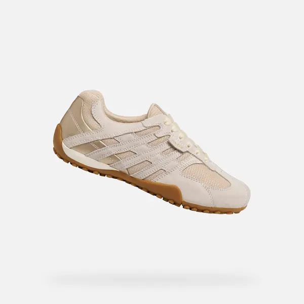GEOX Bež ženske superge Geox Snake Original