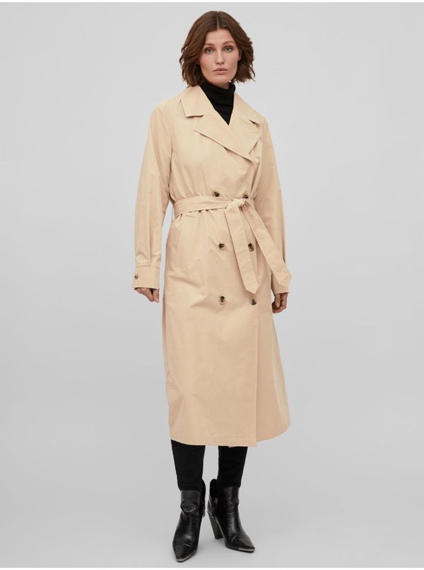 Vila Bež ženski plašč VILA Mersin - Dame