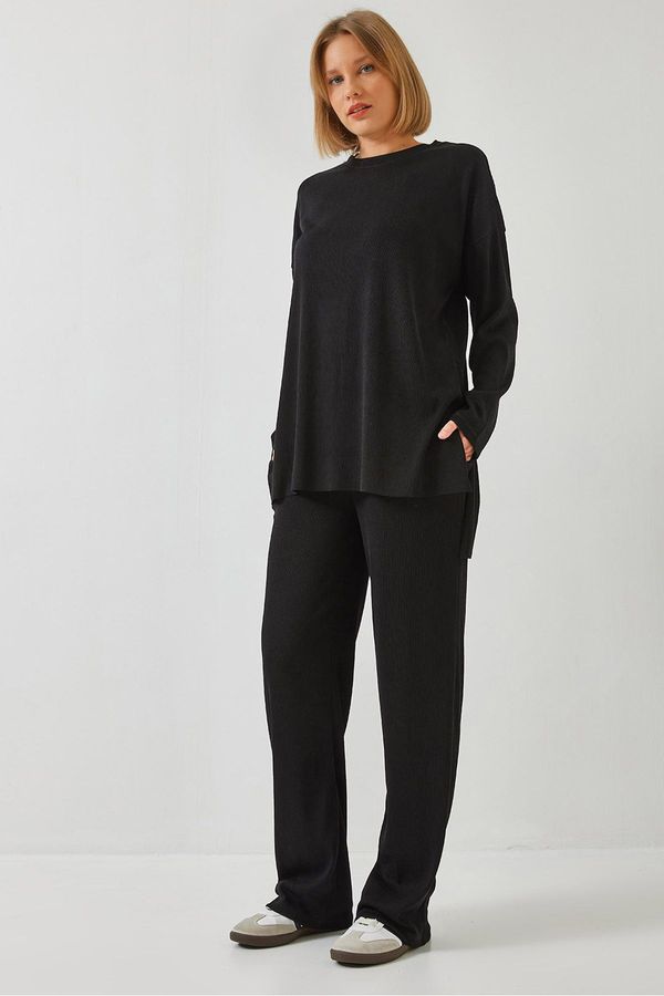 Bianco Lucci Bianco Lucci Women's Basic Trousers Top-Bottom Team