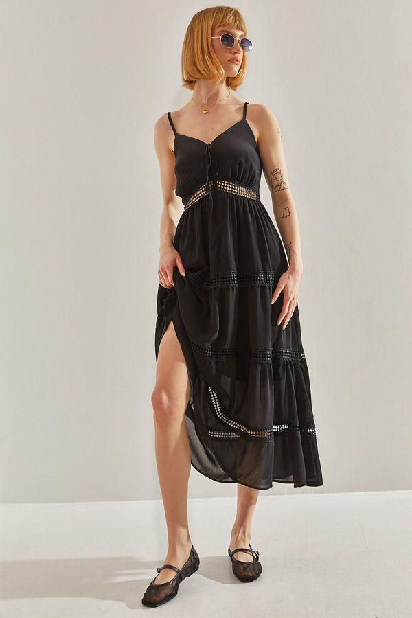 Bianco Lucci Bianco Lucci Women's Guipure Detailed Tamara Dress