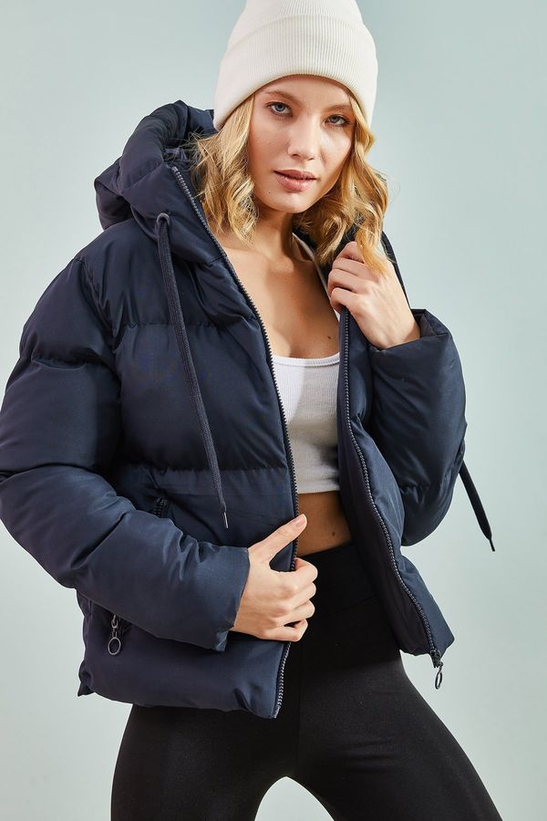 Bianco Lucci Bianco Lucci Women's Hooded Down Jacket