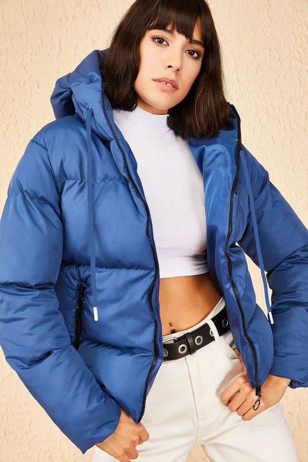 Bianco Lucci Bianco Lucci Women's Hooded Puffer Coat