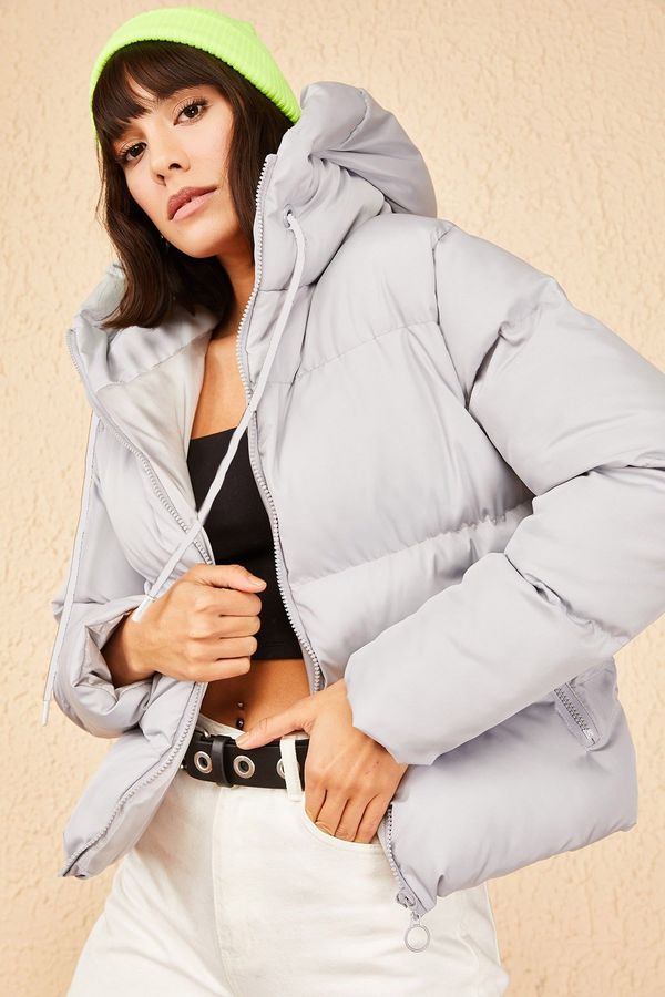 Bianco Lucci Bianco Lucci Women's Hooded Puffer Coat