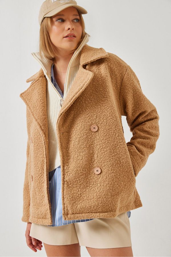 Bianco Lucci Bianco Lucci Women's Interlining Boucle Jacket 2603