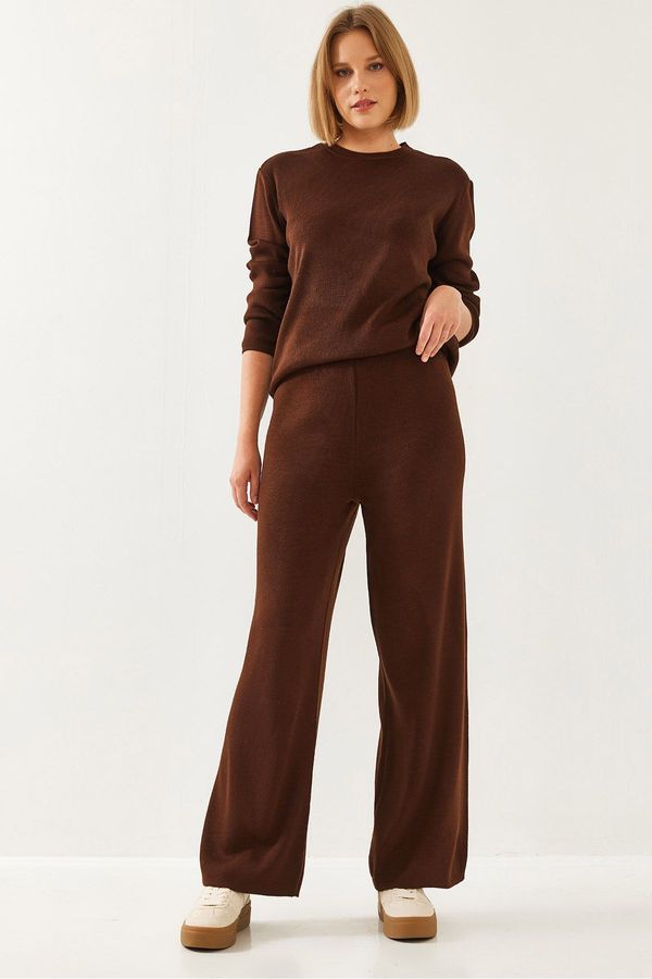 Bianco Lucci Bianco Lucci Women's Knitwear Bottom-Top Set