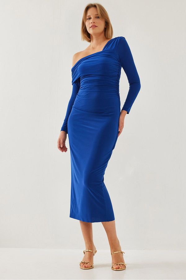 Bianco Lucci Bianco Lucci Women's Patterned Candy Fabric Lined Dress 4435