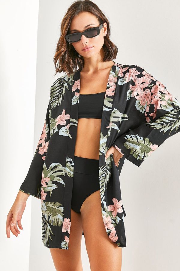 Bianco Lucci Bianco Lucci Women's Patterned Kimono