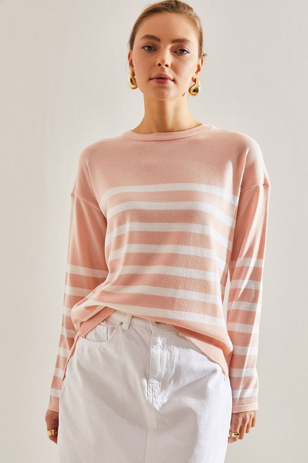 Bianco Lucci Bianco Lucci Women's Striped Sweater