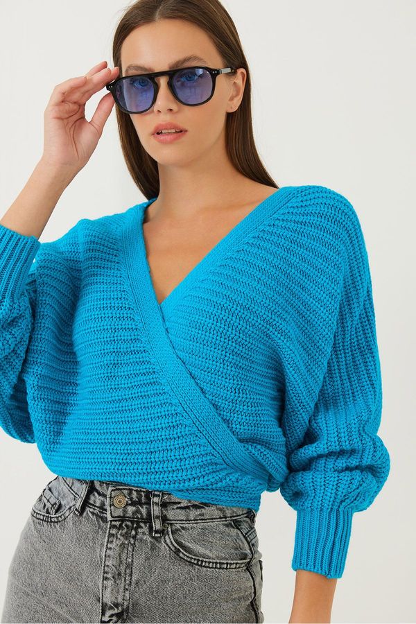 Bianco Lucci Bianco Lucci Women's Tie Detailed Knitwear Cardigan