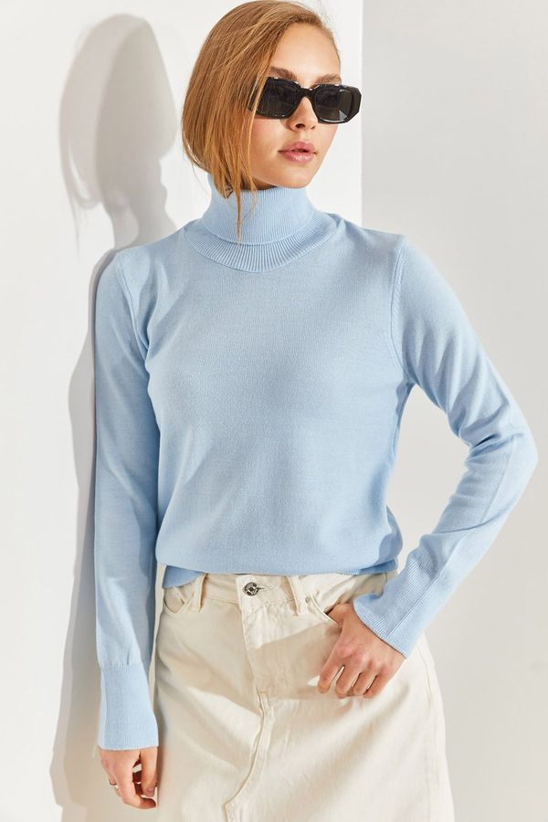 Bianco Lucci Bianco Lucci Women's Turtleneck Knitwear Sweater