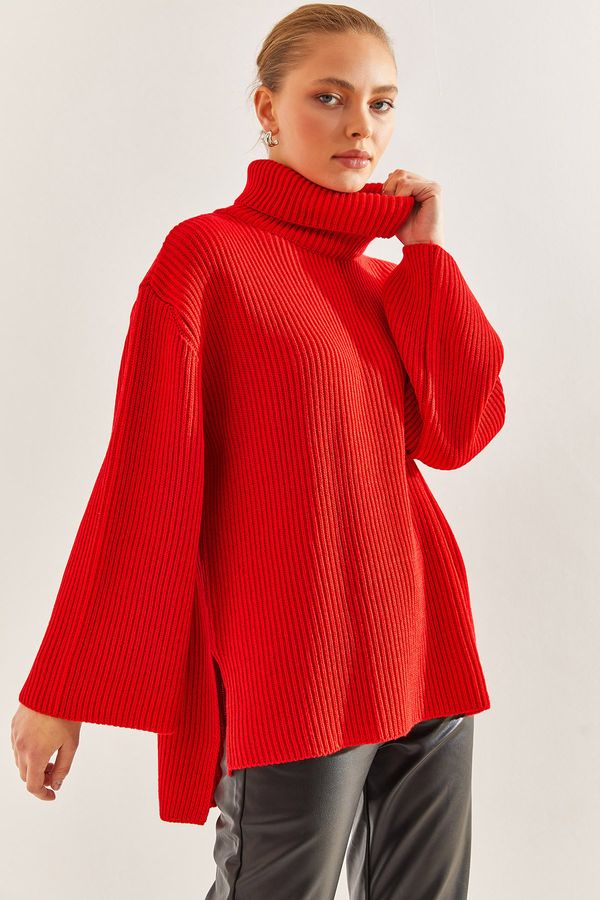 Bianco Lucci Bianco Lucci Women's Turtleneck Knitwear Sweater