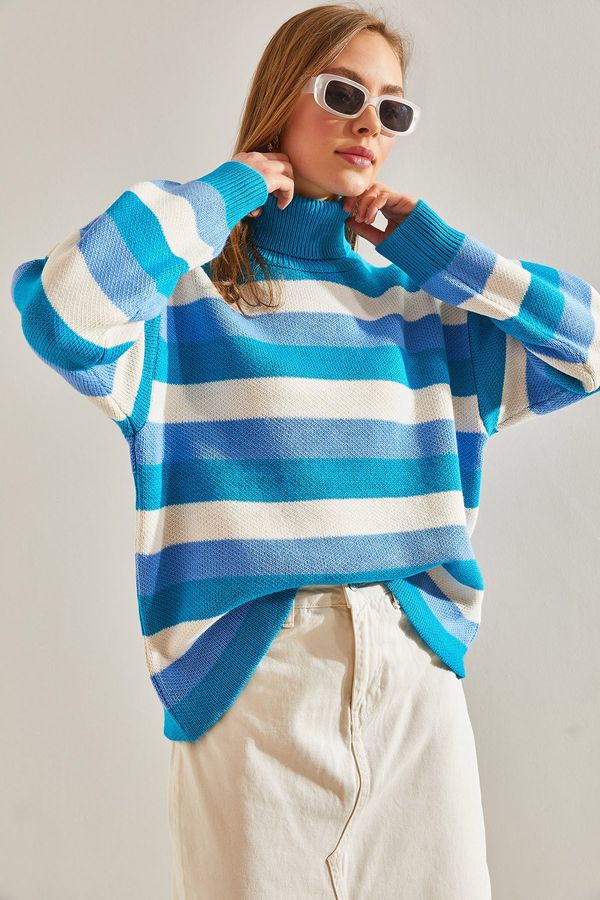 Bianco Lucci Bianco Lucci Women's Turtleneck Knitwear Sweater