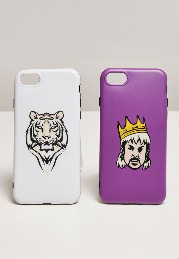 MT Accessoires Big Cats I Phone 6/7/8 Phone Case Set White/Purple