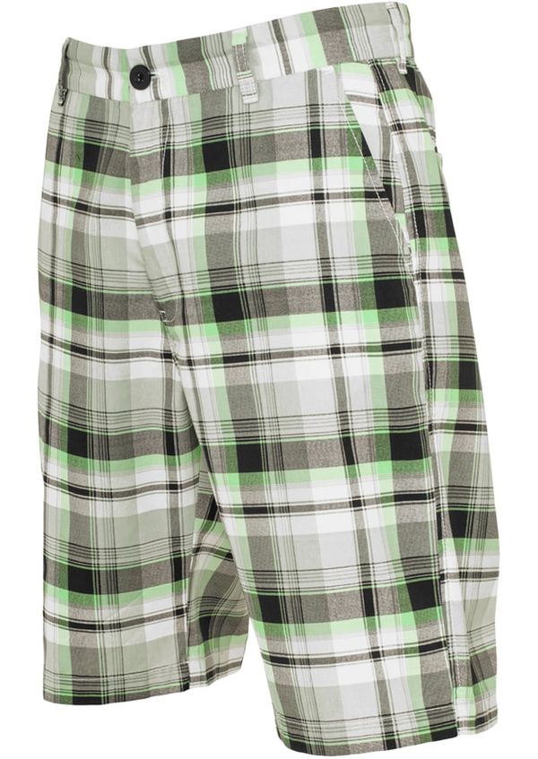 UC Men Big Checked Shorts wht/blk/lg