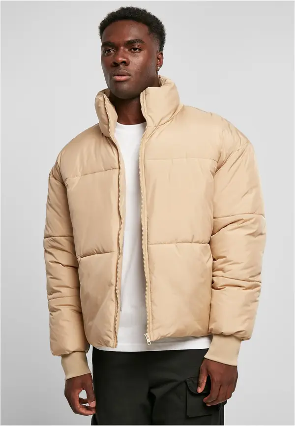 Urban Classics Big Puffer Union Short Jacketbeige