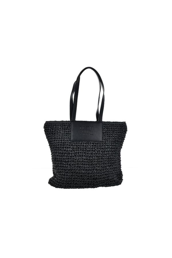 BIG STAR SHOES Big Star Knitted Handbag Black