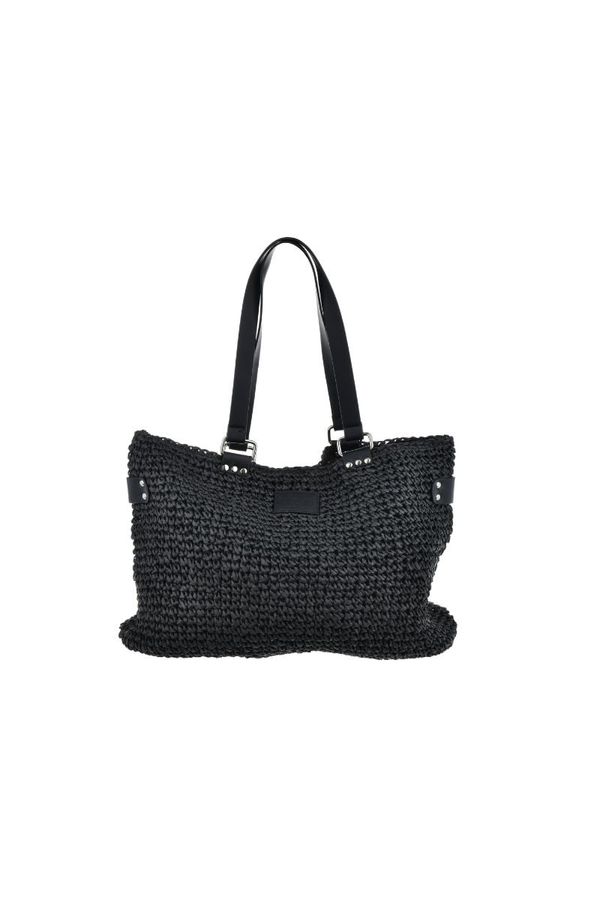 BIG STAR SHOES Big Star Large Knitted Bag Black