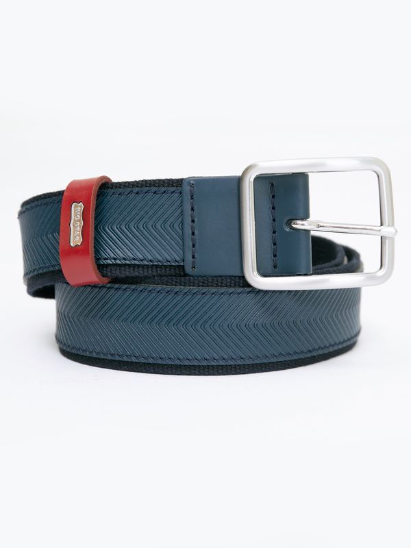 Big Star Big Star Man's Belt 240066 Navy Blue