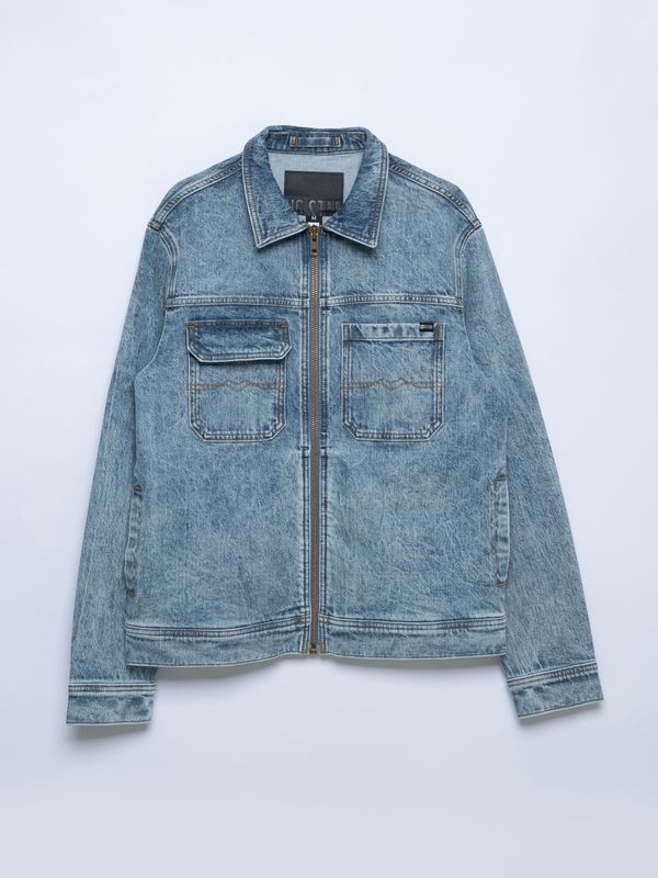 Big Star Big Star Man's Jacket Outerwear 130412 Light Denim-167