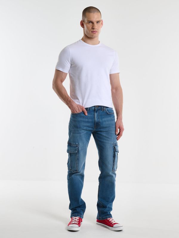 Big Star Big Star Man's Straight Trousers Denim 190096 -314