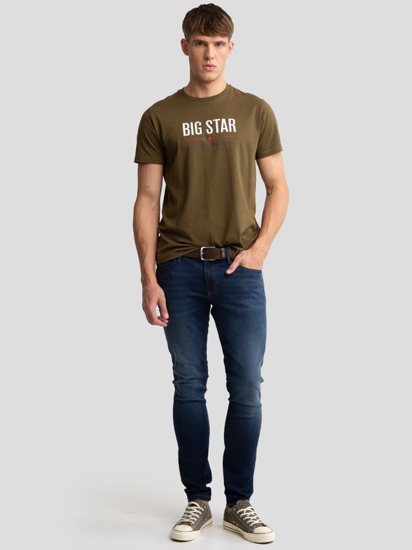 Big Star Big Star Man's T-shirt 150045 304 Khaki