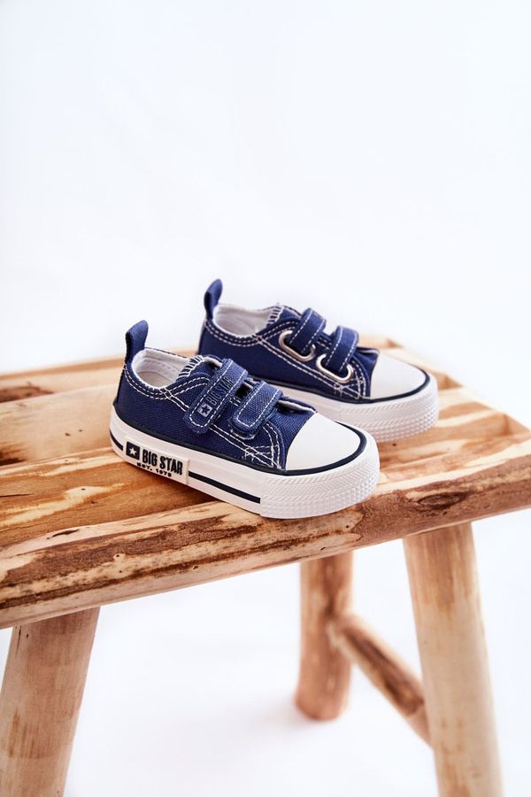 BIG STAR SHOES BIG STAR SHOES Children's Cloth Sneakers With Velcro BIG STAR