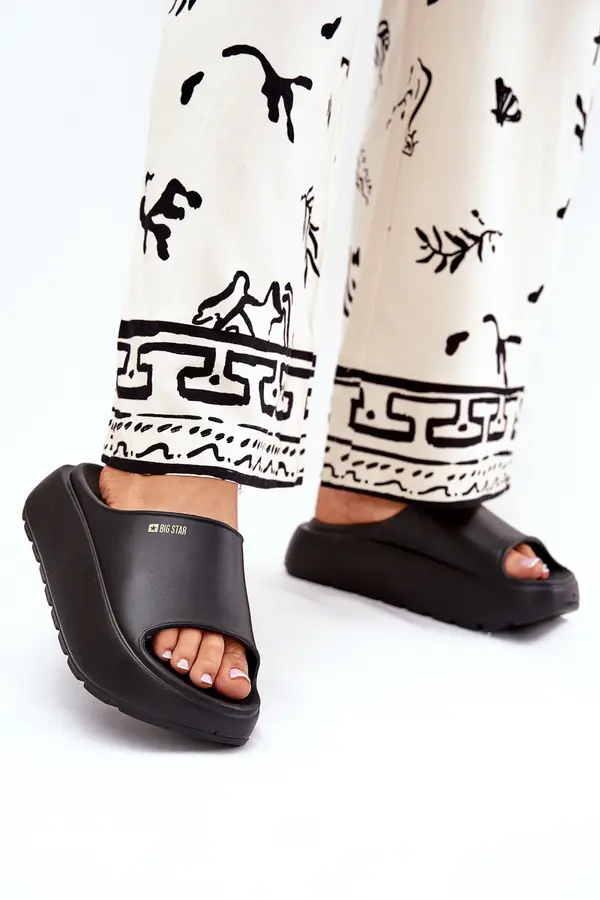 BIG STAR SHOES BIG STAR SHOES Ladies Foam Slippers On Platform Big Star