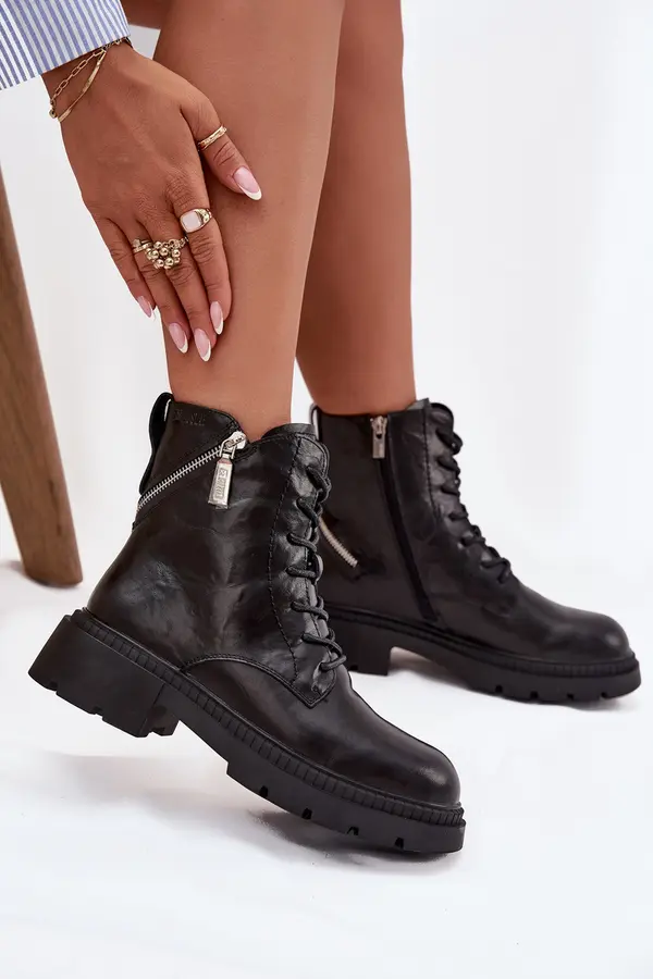 BIG STAR SHOES BIG STAR SHOES Leather Work Boots Women's Insulated Big Star