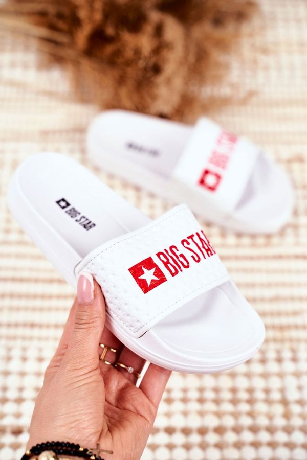 BIG STAR SHOES BIG STAR SHOES Slides Children's Big Star Quilted White