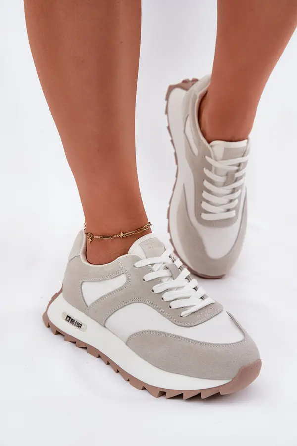 BIG STAR SHOES BIG STAR SHOES Suede Platform Sneakers Women Big Star