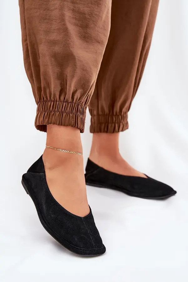 BIG STAR SHOES BIG STAR SHOES Suede Women's Ballet Flats Big Star