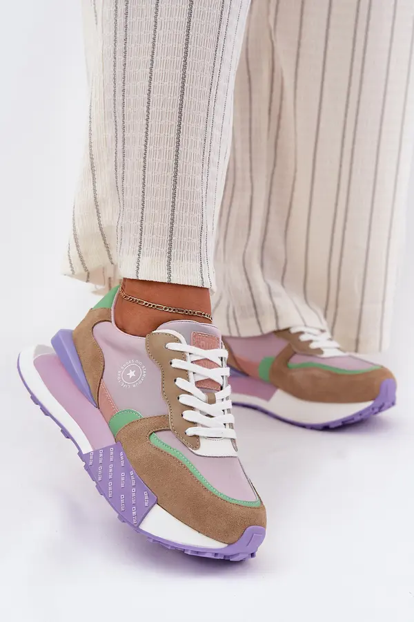 BIG STAR SHOES BIG STAR SHOES Suede Women's Sneakers On Platform Big Star